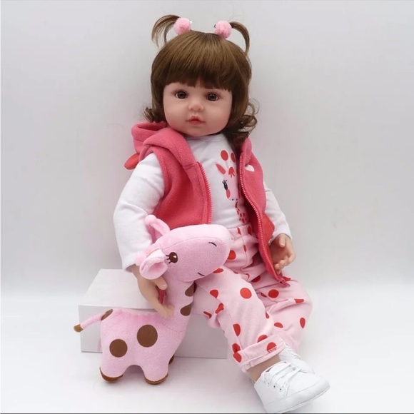 Reborn Dolls 19Inch Handmade Realistic Baby with Toy Accessories - Picture 4 of 12